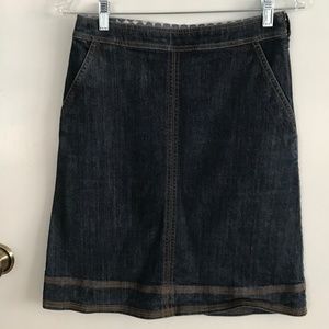 Boden Cotton Stretch Denim Skirt